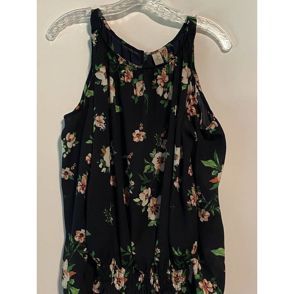ALLISON Joy Medium Blouse Shirt Blue Floral - Picture 6 of 9
